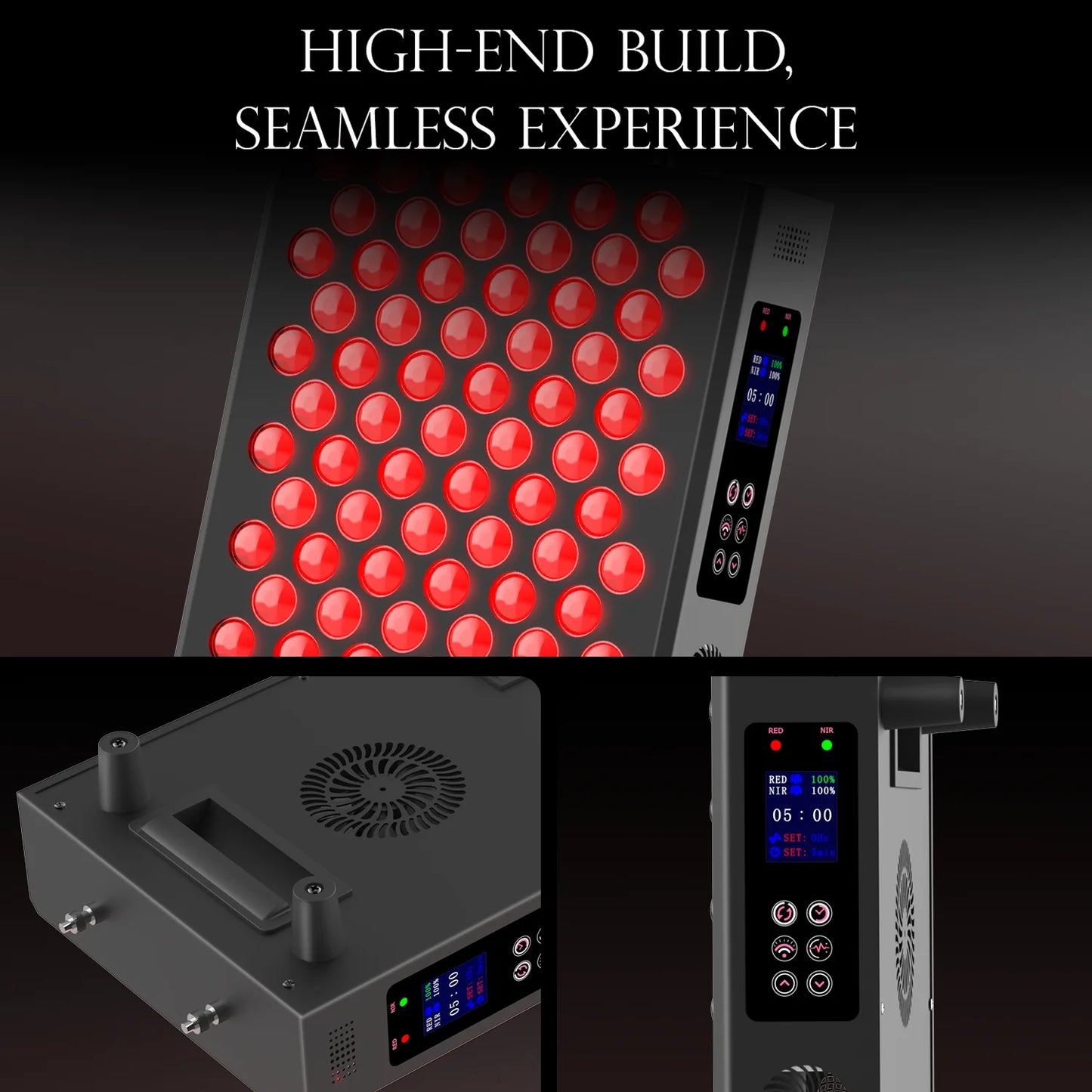 NIR and red light treatment device