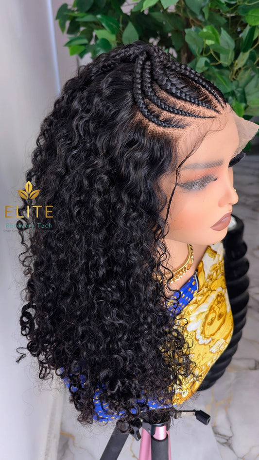 13by4 lace front Raw human hair wig
