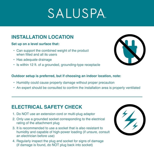 Smart App Control LED Hot Tub 4-6