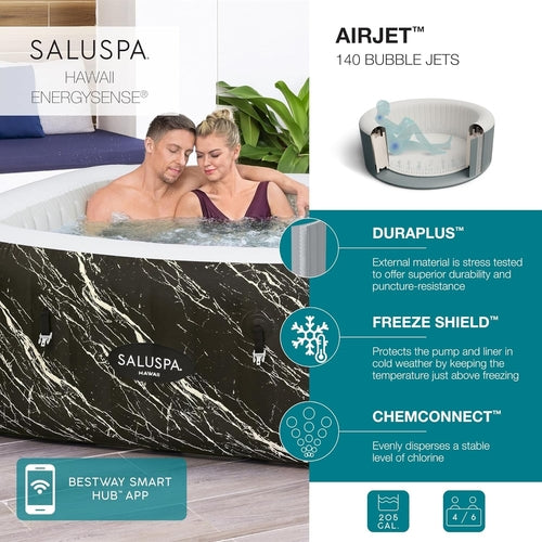 Smart App Control LED Hot Tub 4-6