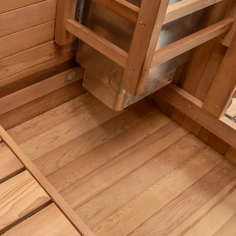 Oversized 6ft X 8ft Red Cedar Barrel Sauna Ready  US Warehouse Stock  for Your Backyard