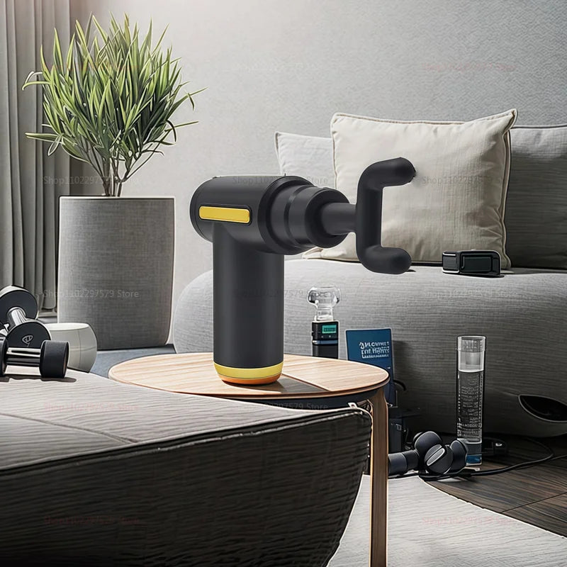 Electric Percussion Massage Gun for Deep Tissue Muscle Relaxation Fascia Body Neck Back Pain Relief Fitness Recovery Shoulder