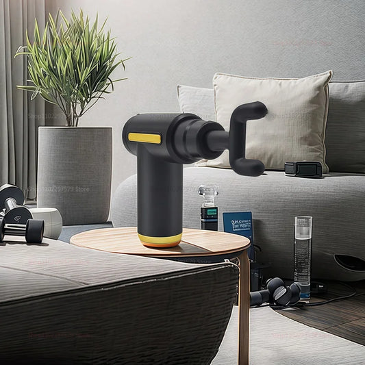 Electric Percussion Massage Gun for Deep Tissue Muscle Relaxation Fascia Body Neck Back Pain Relief Fitness Recovery Shoulder