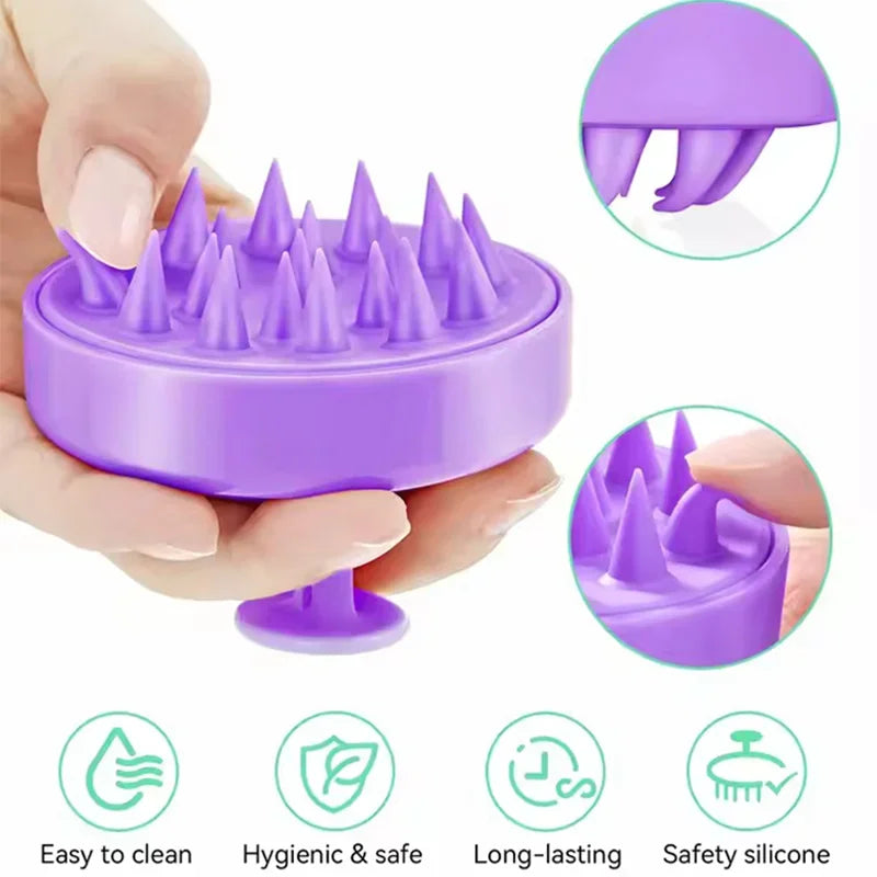 5/7pcs Hair Care Kit Tangled Hollow Out Comb with Rat Tail Edge Control Brush Spray Bottle Soft Satin Sleeping Cap Styling Tools