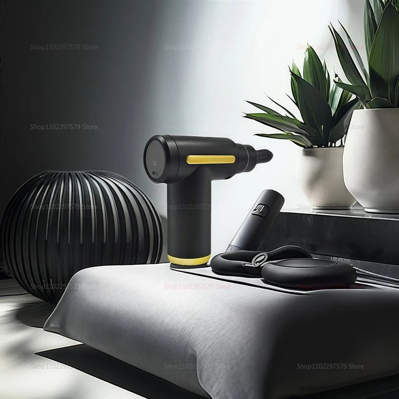 Electric Percussion Massage Gun for Deep Tissue Muscle Relaxation Fascia Body Neck Back Pain Relief Fitness Recovery Shoulder