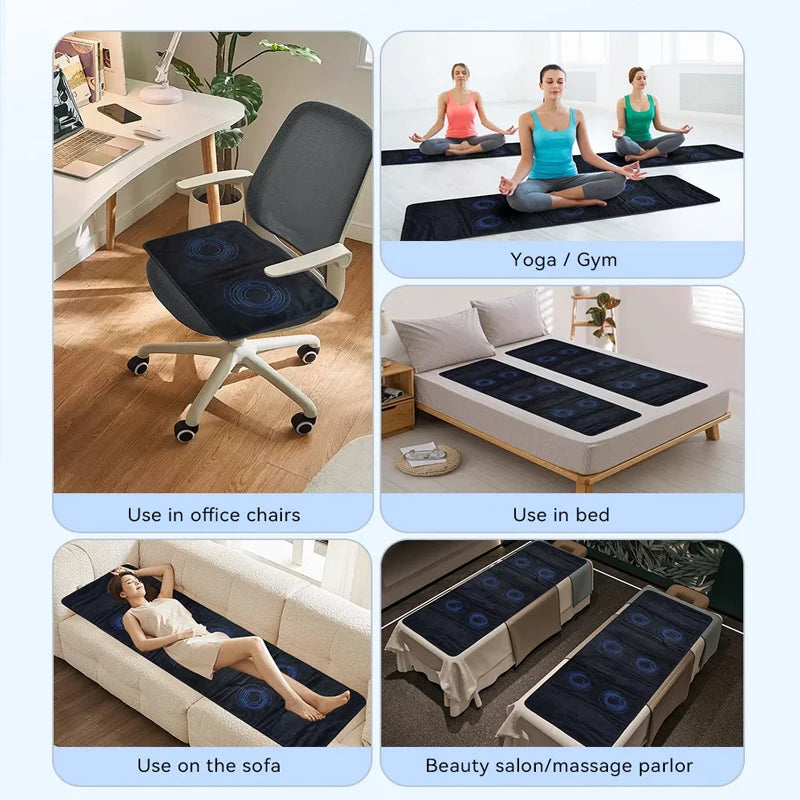200*60cm PEMF Mat PEMF Magnetic Therapy Device Physio Magneto Machine Full Body Pain Relief Improve Sleep Boost Circulation