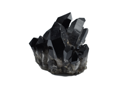 smoky quartz cluster specimen