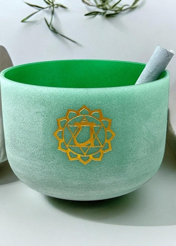 Heart chakra Crystal Singing Bowl