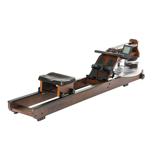 Topiom Rowing Machine for Home Use Solid Wood TM3 Monitor