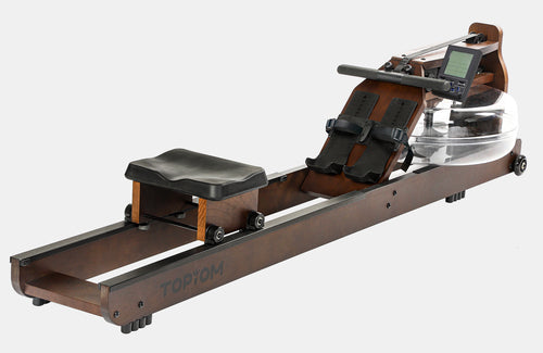 solid wood water rower