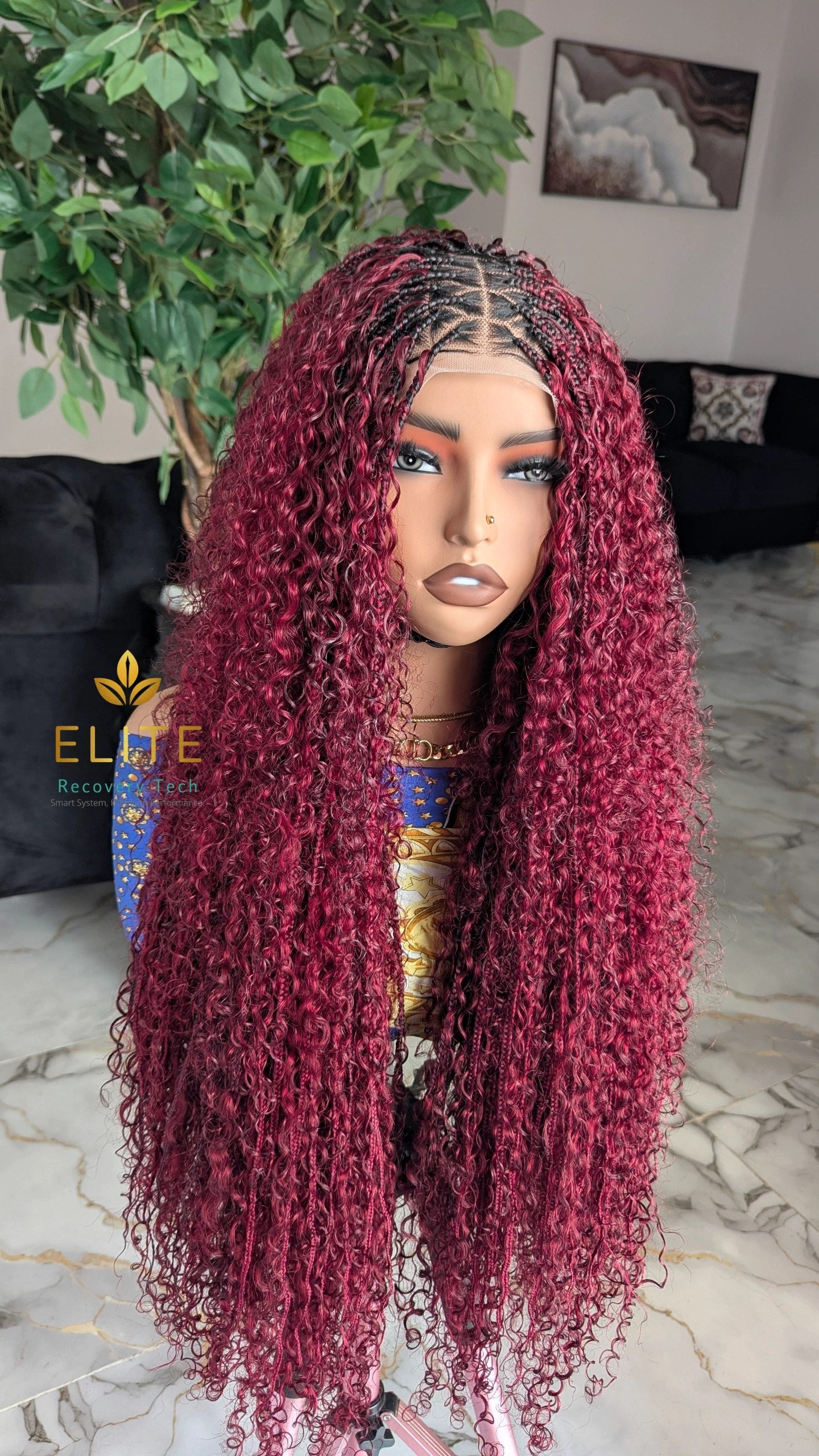 5by5 closure lace raw human hair boho wig
