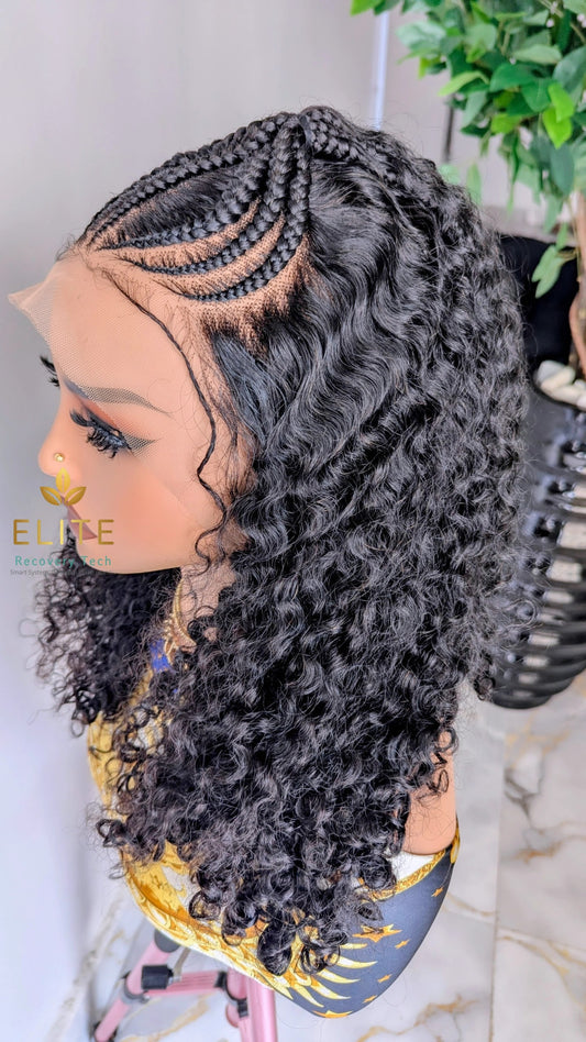 13by4 lace front Raw human hair wig
