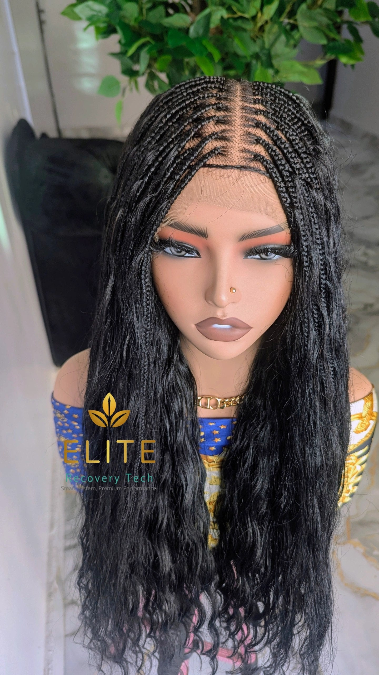 Knotless Braided Wig - Custom Lace, Length & Hair type