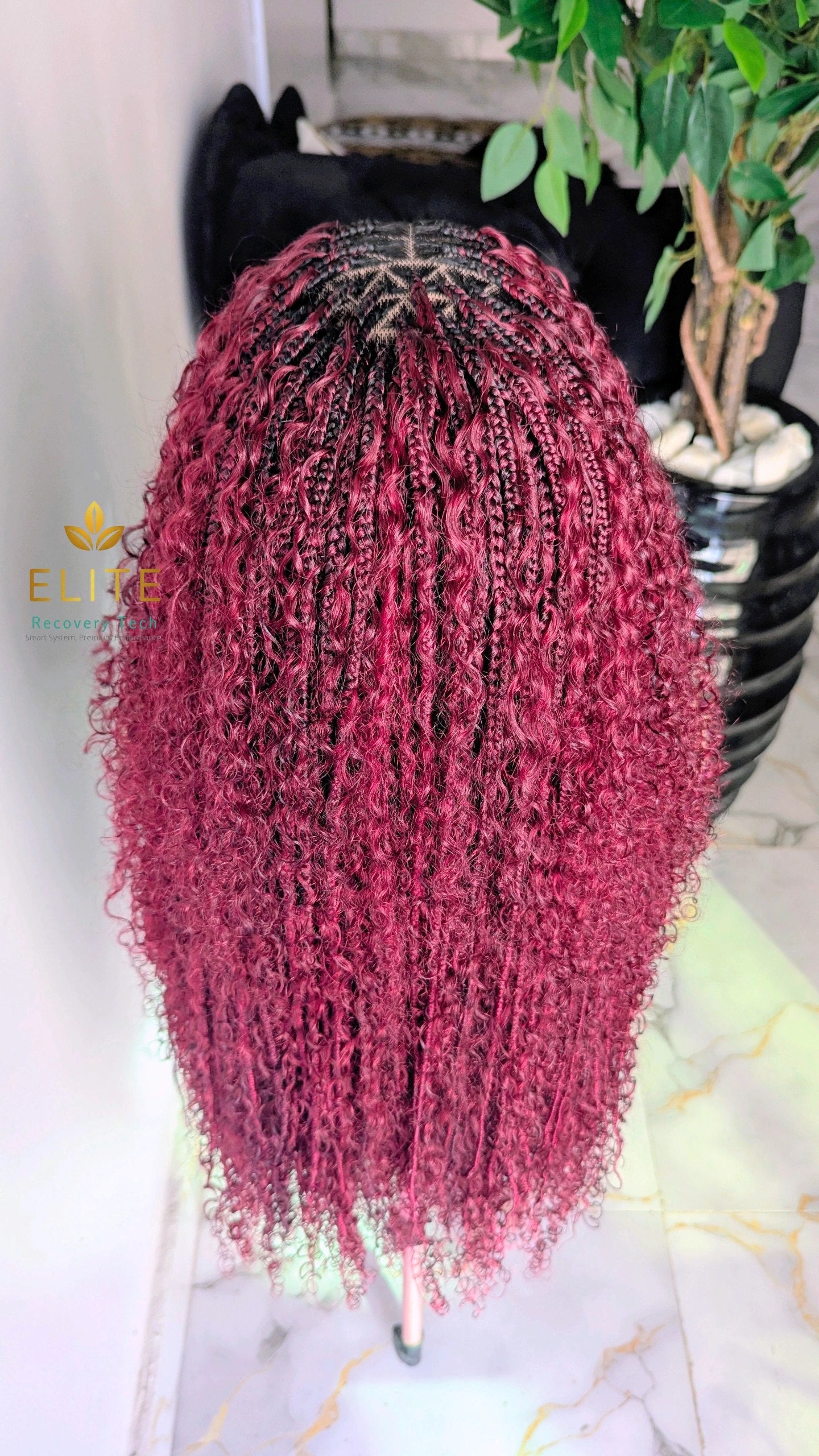 5by5 closure lace raw human hair boho wig