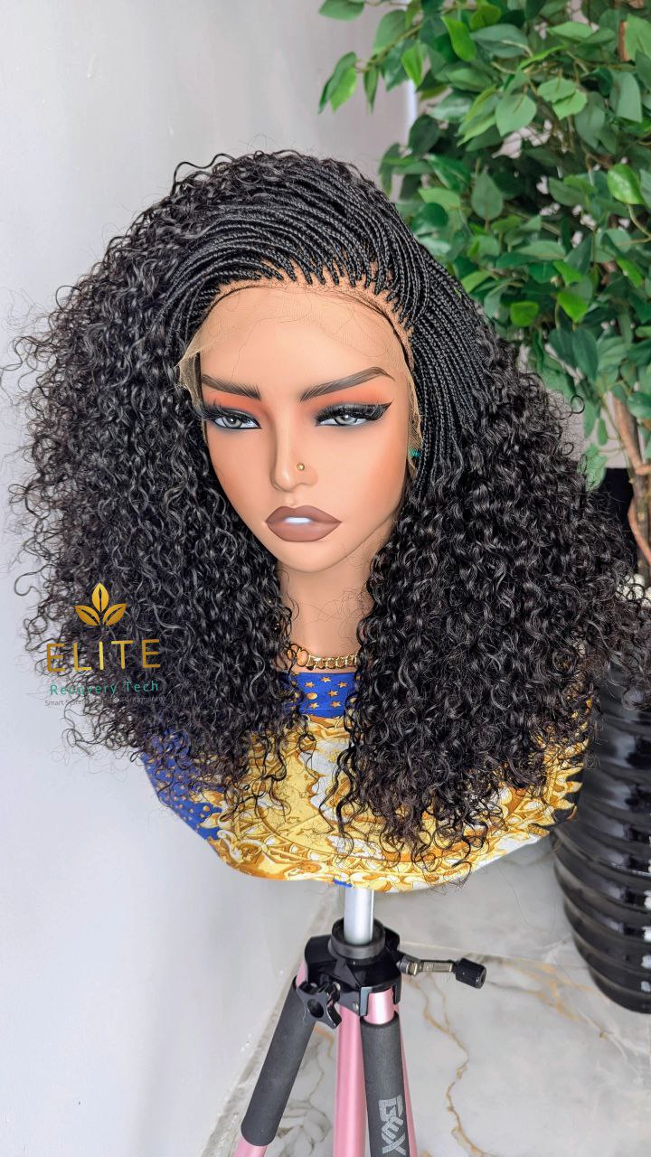 Box Braided Wig - Custom Lace, Length & Hair type