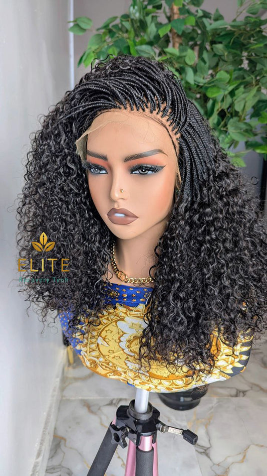 Box Braided Wig - Custom Lace, Length & Hair type